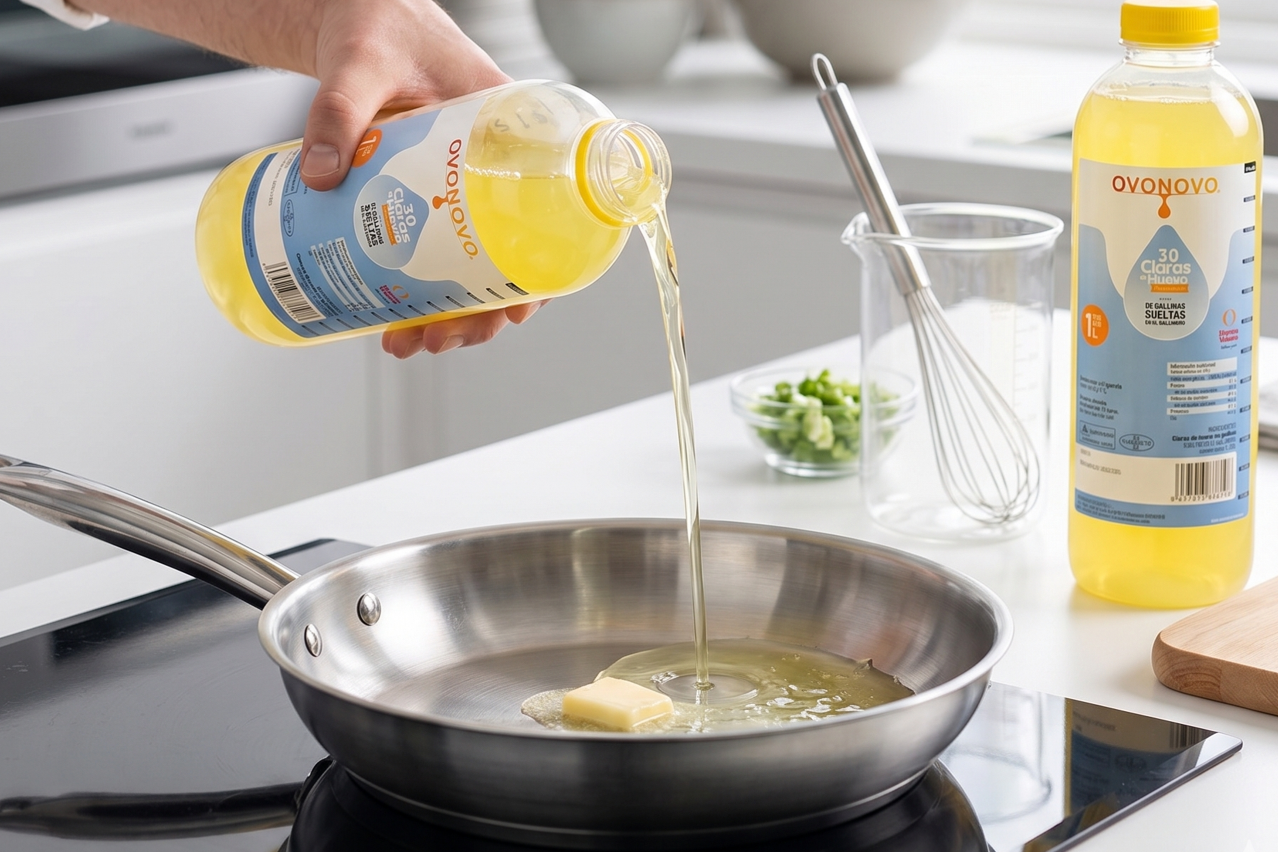 Clara liquida pasteurizada